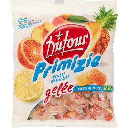 CUKIERKI DUFOUR PRIMIZIE FRUTTI ASSORTITI GELEE 150G.