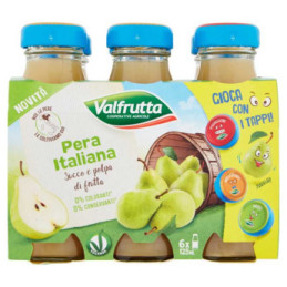 VALFRUTTA PERA ITALIANA 6X125ML.