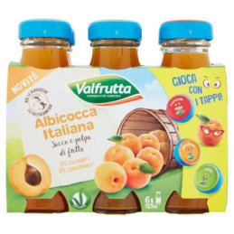 VALFRUTTA ALBICOCCA ITALIANA 6X125ML.