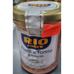 RIO MARE FILETTI DI TONNO AL NATURALE 180G