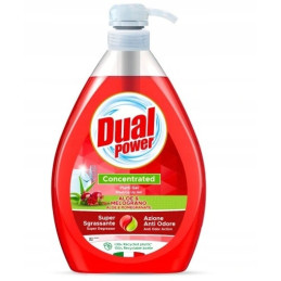 DUAL POWER Skoncentrowany płyn do mycia naczyń 1 l Aloes,Granat.