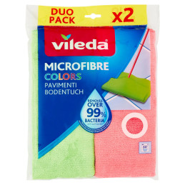 ŚCIERKI VILEDA MICROFIBRE COLORS PAVIMENTI BODENTUCH 2 SZT 40CMX50CM